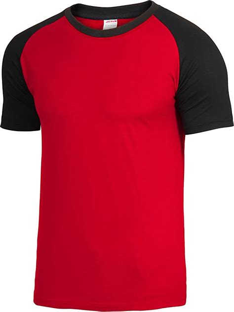 black and red t shirt